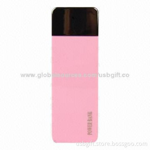 Power bank with USB charger for iPhone 5 inside and micro-SD card reader function